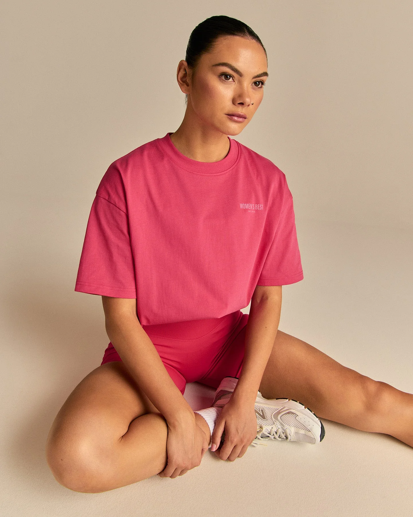 Comfort Summer Lifting Club Oversized T-Shirt | Watermelon - Image 2