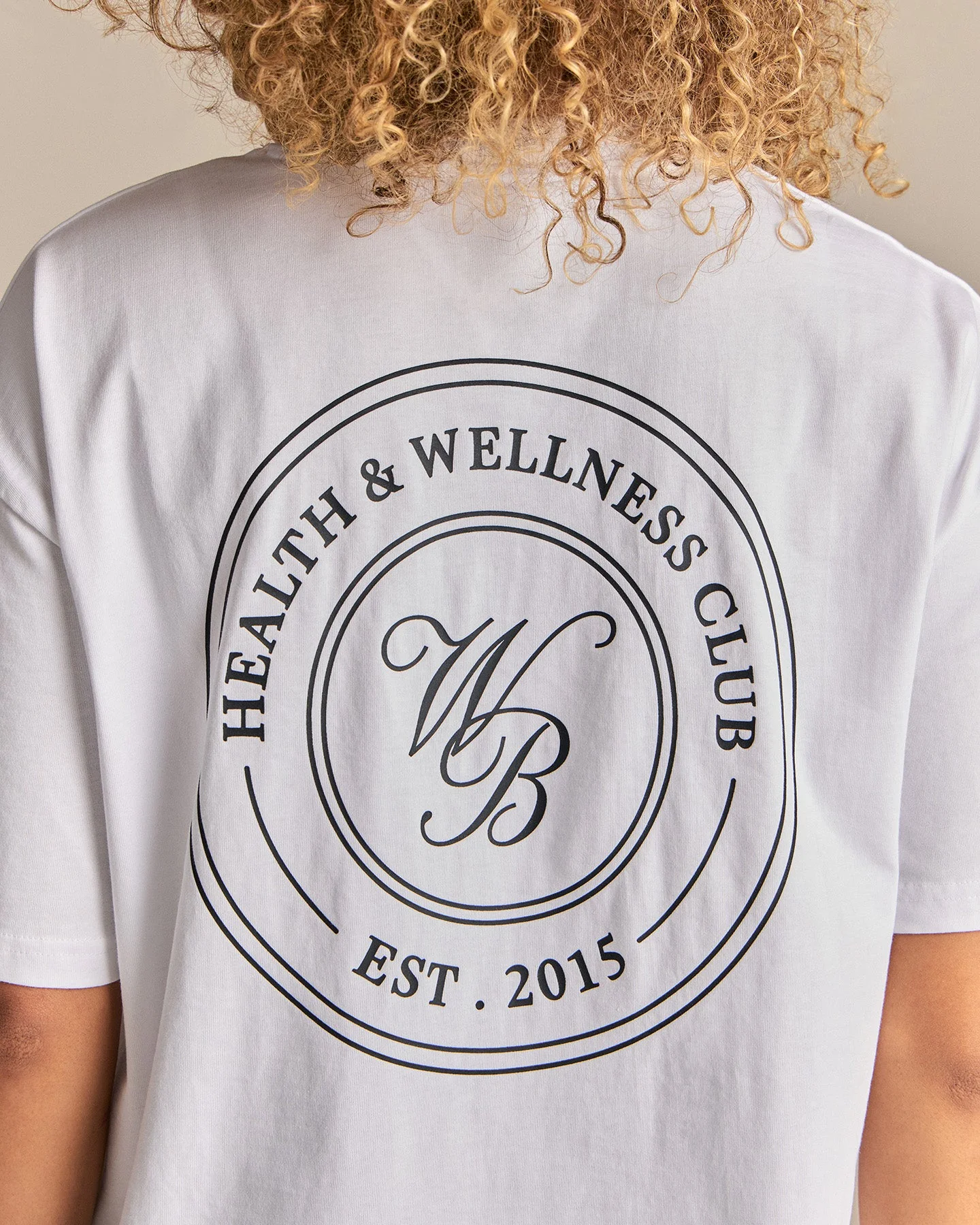 Comfort WB Logo Oversized Short Sleeve T-Shirt | White - Image 6