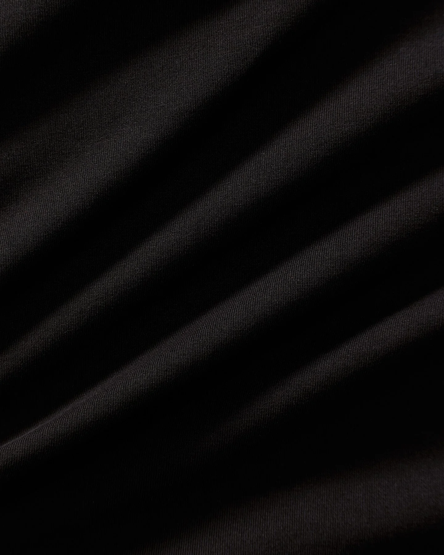 Cotton Contour Button Through Long Sleeve Top | Black - Image 5