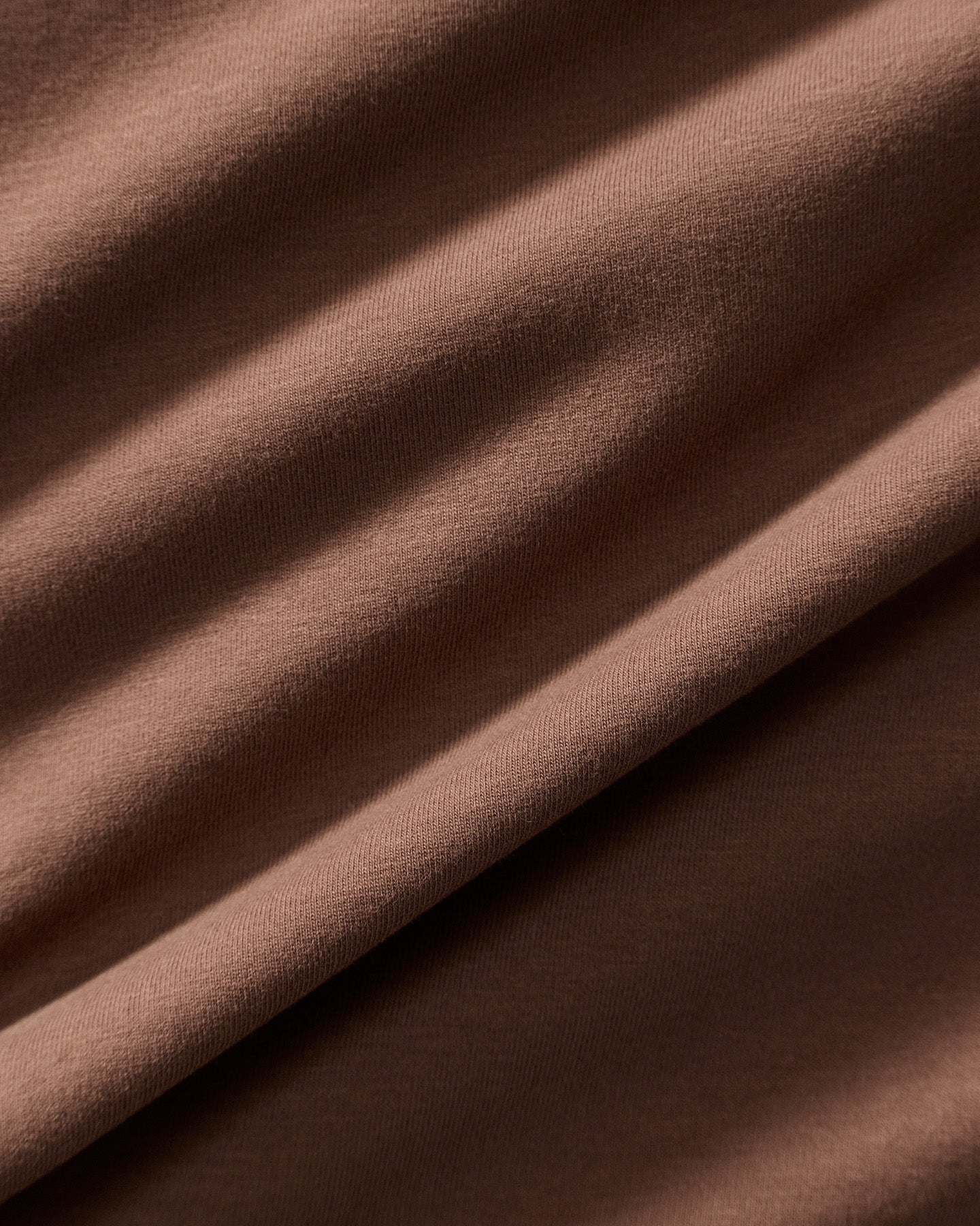 Cotton Contour Long Sleeve T-Shirt | Mocha - Image 5