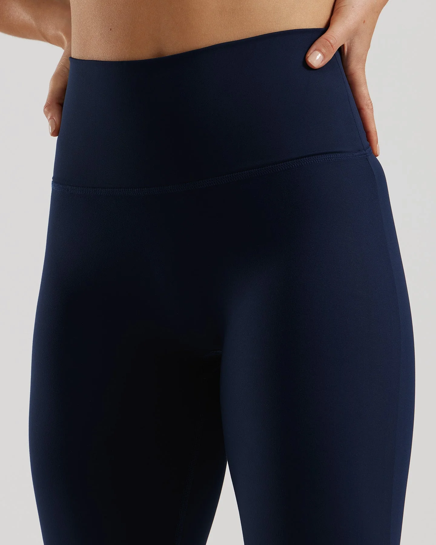Essential High Waist Mini Flared Leggings | Sapphire Blue - Image 4