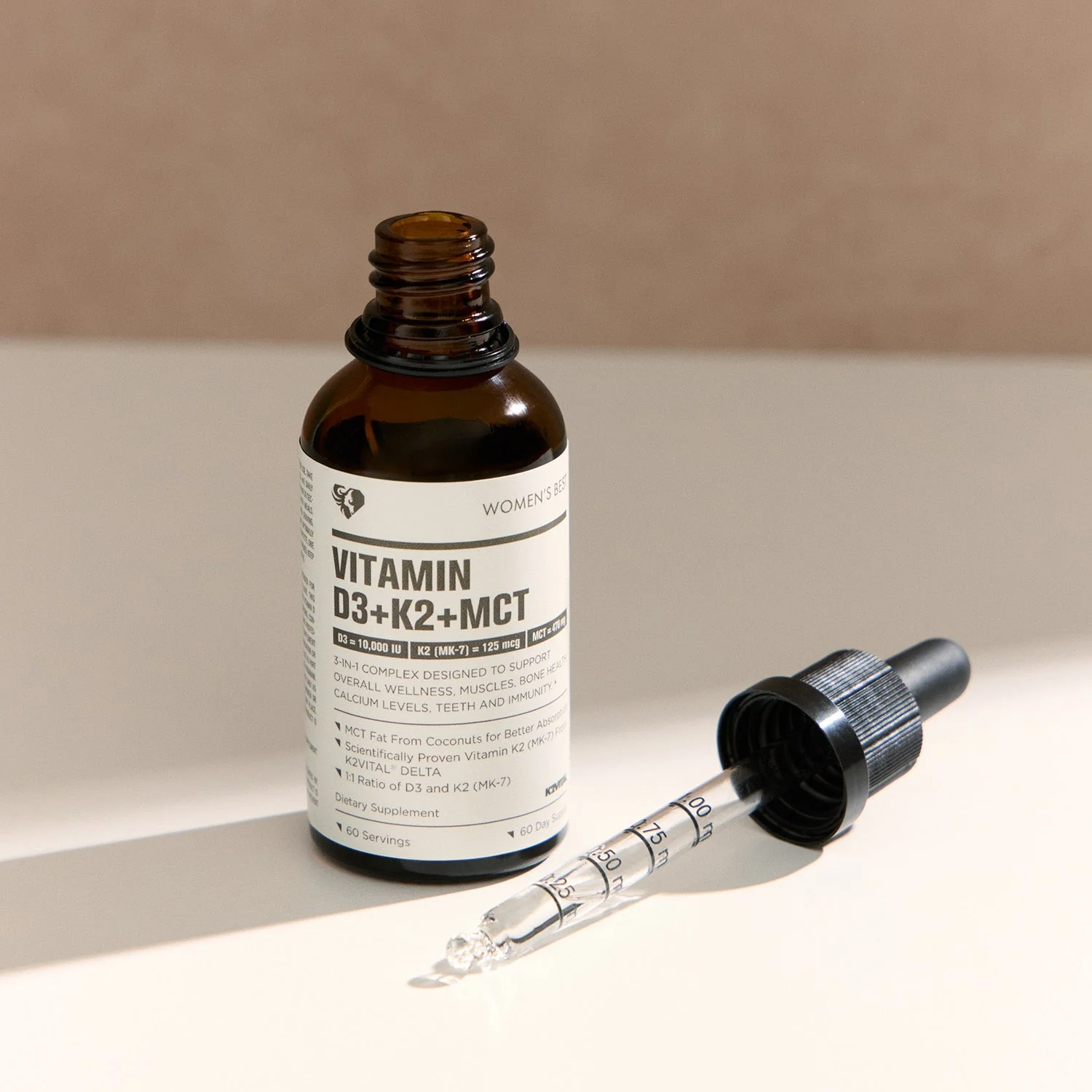 Vitamin D3 + K2 + MCT Liquid Drops (10,000IU) - Image 5